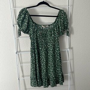 Liberty Love Green Mini Dress